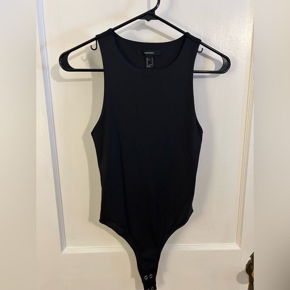 Forever 21 Classic Black Bodysuit